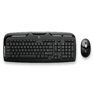    Teclado y Mouse inalámbricos Logitech Cordless Desktop EX 110